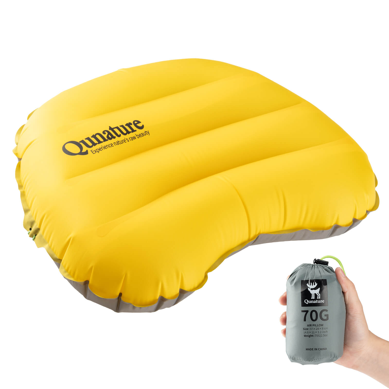 Qunature Aufblasbares Camping Kissen für Outdoor Wandern – ROCKBROS-DE