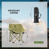 Qunature Campingstuhl Faltbar Tragbarer Camping Stuhl – Mit Tragetasche und Tragegriff 120KG/60KG