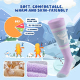 Qunature Jungen Skisocken – Kinder Thermosocken für winterlichen Spielspaß!​
