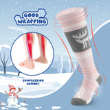 Qunature Jungen Skisocken – Kinder Thermosocken für winterlichen Spielspaß!​