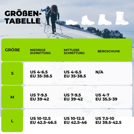 Qunature Leichtgewichtige Eispickel – Für Wander & Trekking