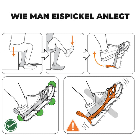 Qunature Leichtgewichtige Eispickel – Für Wander & Trekking