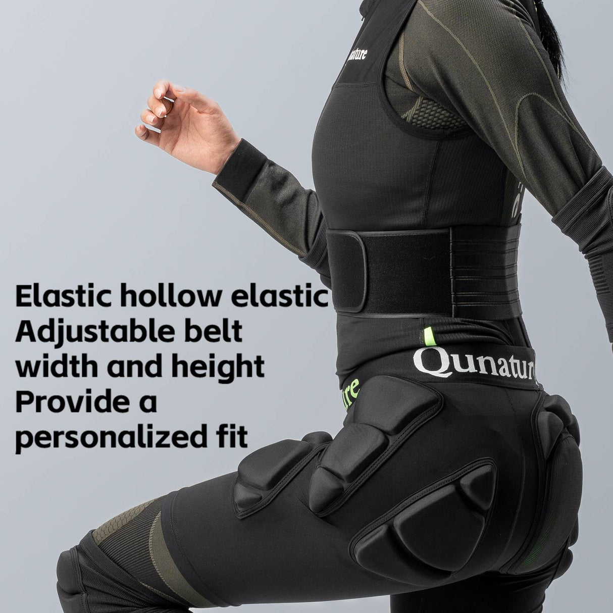 Qunature Live Shield – EAS Rückenprotektor verstellbare Jacke