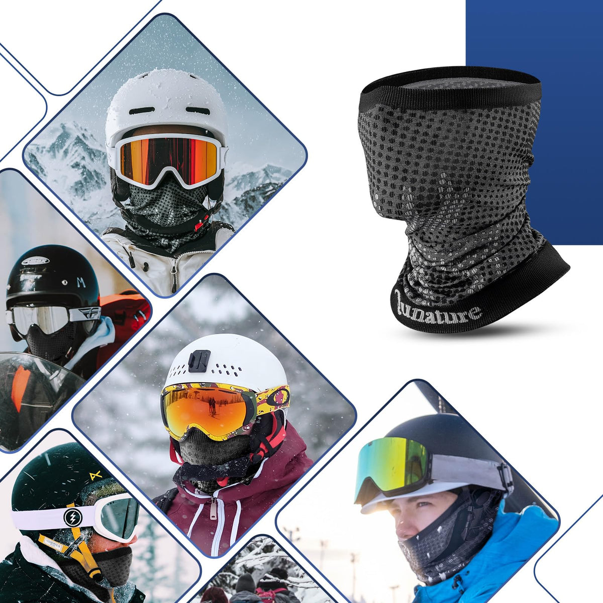 rennrad halstuch Qunature Multifunktionstuch Schlauchschal Winter Halstuch Winddichter – ROCKBROS-DE