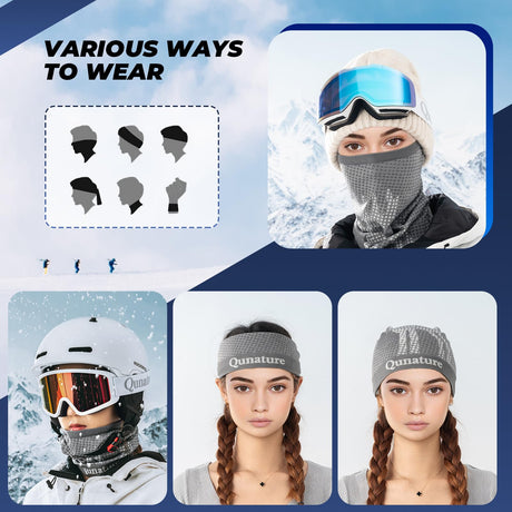 Multifunktionstuch Schlauchschal – Winter Halstuch Winddichter & Elastisch