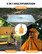 Wasserdichter Regenponcho – 3‑in‑1 Multifunktional, wiederverwendbar