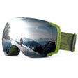 Qunature Skibrille Snowboardbrille Antifog UV400 f¨¹r Brillentr?ger #Color_Militargr¨¹n