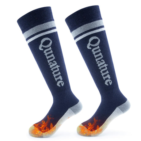 Qunature Kinder-Skisocken – Thermosocken aus Merinowolle für den Wintersport