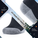 Qunature Skisocken – Thermosocken aus Merinowolle für Winter-Sport