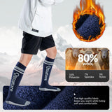 Qunature Skisocken – Thermosocken aus Merinowolle für Winter-Sport