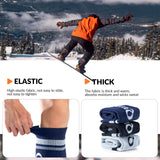 Qunature Skisocken – Thermosocken aus Merinowolle für Winter-Sport