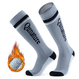 Qunature Skisocken – Thermosocken aus Merinowolle für Winter-Sport