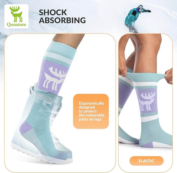Qunature Skisocken aus Merinowolle – Naturale Wärme im Winter!​