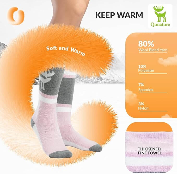 Qunature Skisocken aus Merinowolle – Naturale Wärme im Winter!​