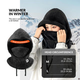 Qunature Sturmhaube Winter – Warme Balaclava Thermo Winddichte Sturmmaske Skimaske