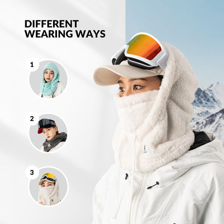 Qunature Sturmhaube Winter – Warme Balaclava Thermo Winddichte Sturmmaske Skimaske