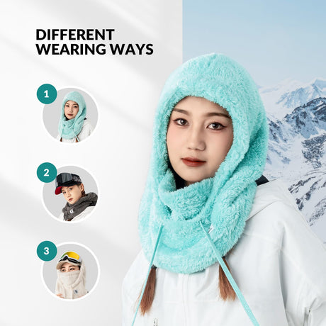 Qunature Sturmhaube Winter – Warme Balaclava Thermo Winddichte Sturmmaske Skimaske
