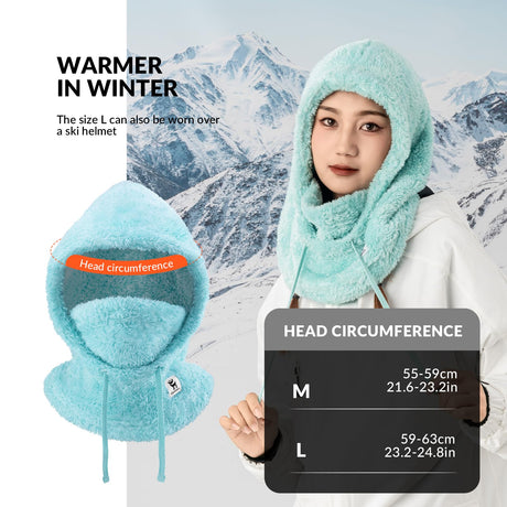 Qunature Sturmhaube Winter – Warme Balaclava Thermo Winddichte Sturmmaske Skimaske