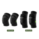 Qunature Verstellbare Weiche Ellenbogenschoner/Knieschoner mit SBR Polster