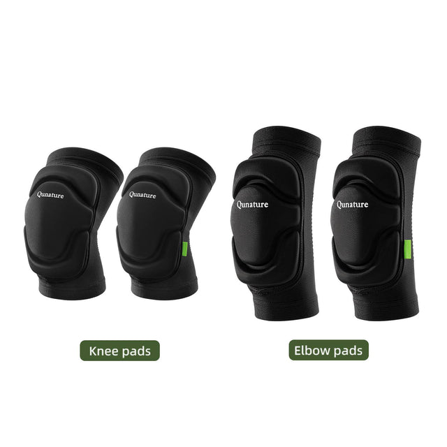 Qunature Verstellbare Weiche Ellenbogenschoner/Knieschoner mit SBR Polster