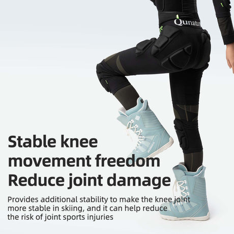 Qunature Verstellbare Weiche Knieschoner mit SBR Polster