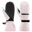 Qunature Wasserdichte Skihandschuhe XS-XL #Color_Rosa