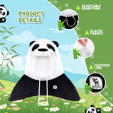 Qunature Winddichte Panda-M¨¹tze f¨¹r Kinder/Jugendliche
