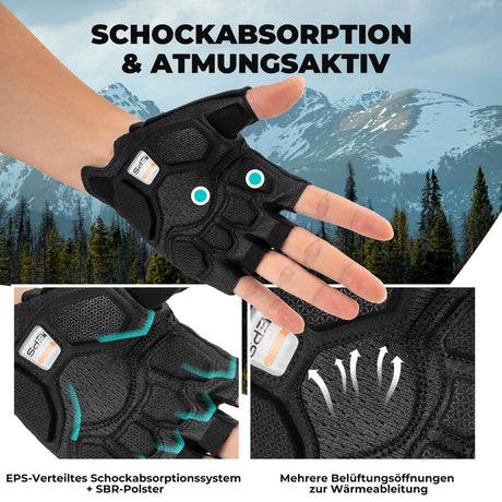 ROAD TO SKY Fahrradhandschuhe – Halbfinger mit Premium-Komfort!​