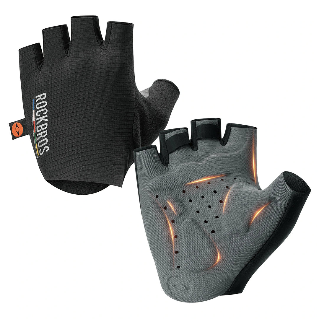 Fahrradhandschuhe Halbfinger, Gepolsterte Handschuhe