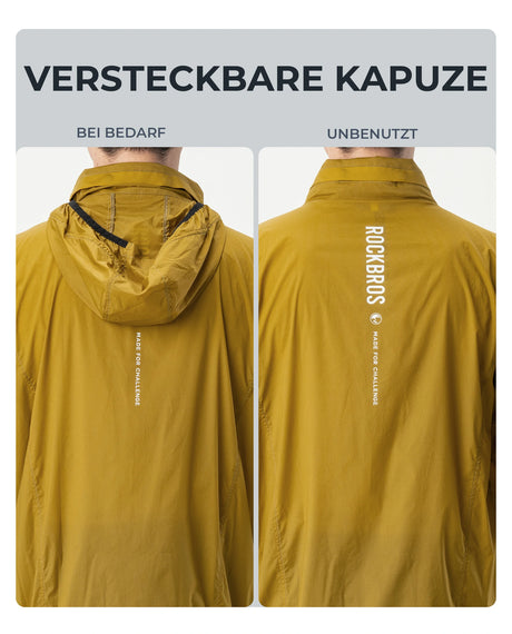 ROAD TO SKY Fahrradjacke Winter Winddicht Atmungsaktiv für MTB & Rennrad