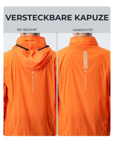 ROAD TO SKY Fahrradjacke Winter Winddicht Atmungsaktiv für MTB & Rennrad