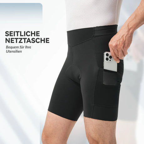 ROAD TO SKY Herren Gepolsterte Radlerhose – Sommer