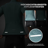 ROAD TO SKY Herren Kurzarm-Radtrikot Jersey für MTB & Rennrad-Gelb