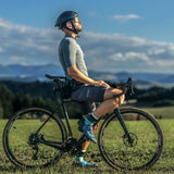 ROAD TO SKY Herren Kurzarm-Radtrikot Jersey für MTB & Rennrad-Gelb