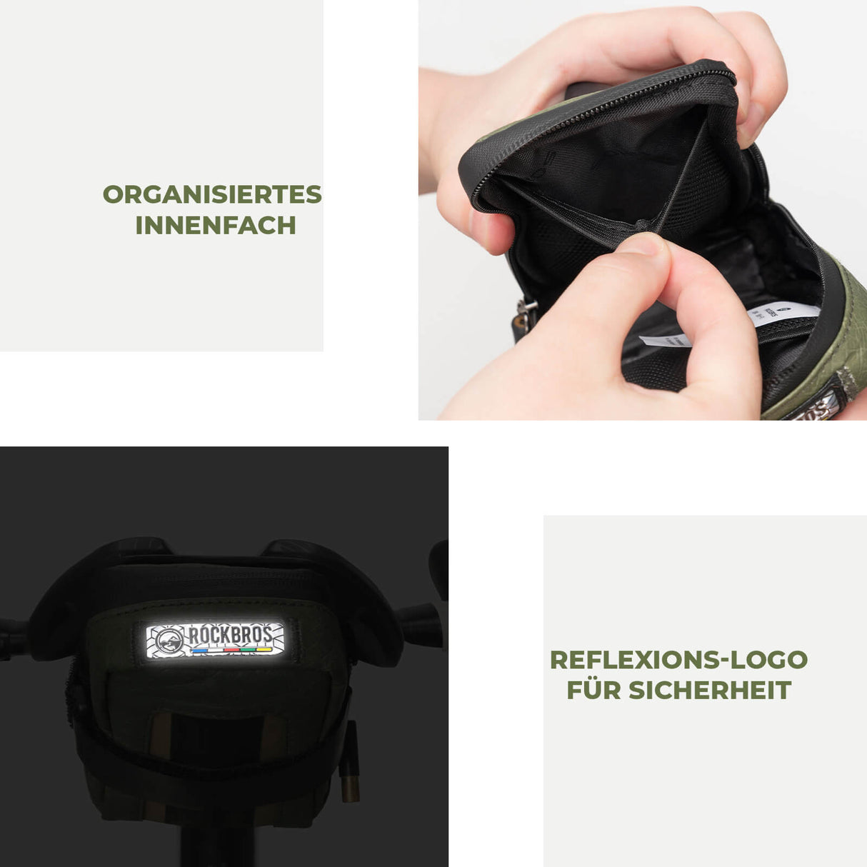 ROAD TO SKY nachhaltige Fahrrad-Satteltasche aus recycelten Reifen