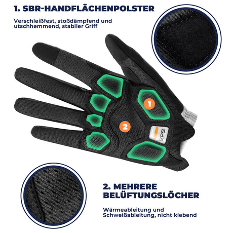 ROAD TO SKY Touchscreen Fahrradhandschuhe – Smart & sicher!​