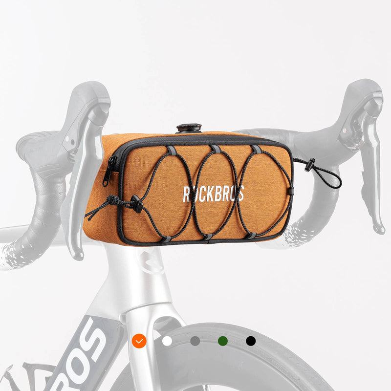 Laden Sie das Bild in Galerie -Viewer, ROAD TO SKY Wasserdichte reflektierende Fahrradlenkertasche Orange
