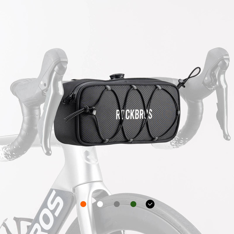 Chargez l&#39;image dans la visionneuse de la galerie, ROAD TO SKY Wasserdichte reflektierende Fahrradlenkertasche Schwarz
