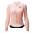 ROAD TO SKY Damen Langarm-Radtrikot Fahrrad Jersey für MTB & Rennrad-Rosa