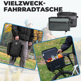 ROAD TO SKY Fahrrad Faltbare Gepäckträgertasche 15-30L Komprimierbar
