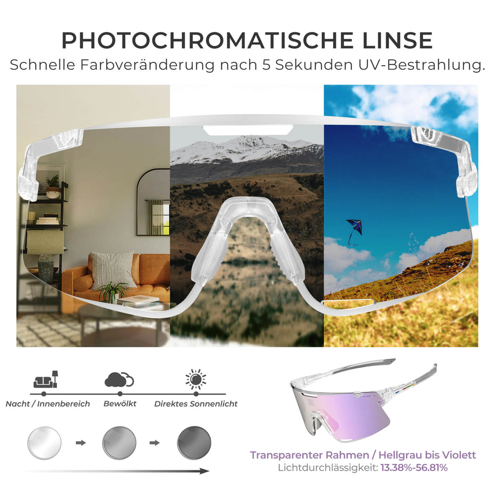 Fahrradbrille Drei-Gläser Konfigurationssystem - BOUNDLESS Serie - ROCKBROS-EU