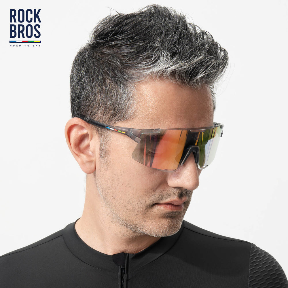 Fahrradbrille Drei-Gläser Konfigurationssystem - BOUNDLESS Serie - ROCKBROS-EU