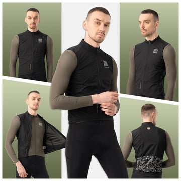herren rennrad weste ROAD TO SKY Men's Cycling Sleeveless Vest Windproof丨ROCKBROS – ROCKBROS-DE