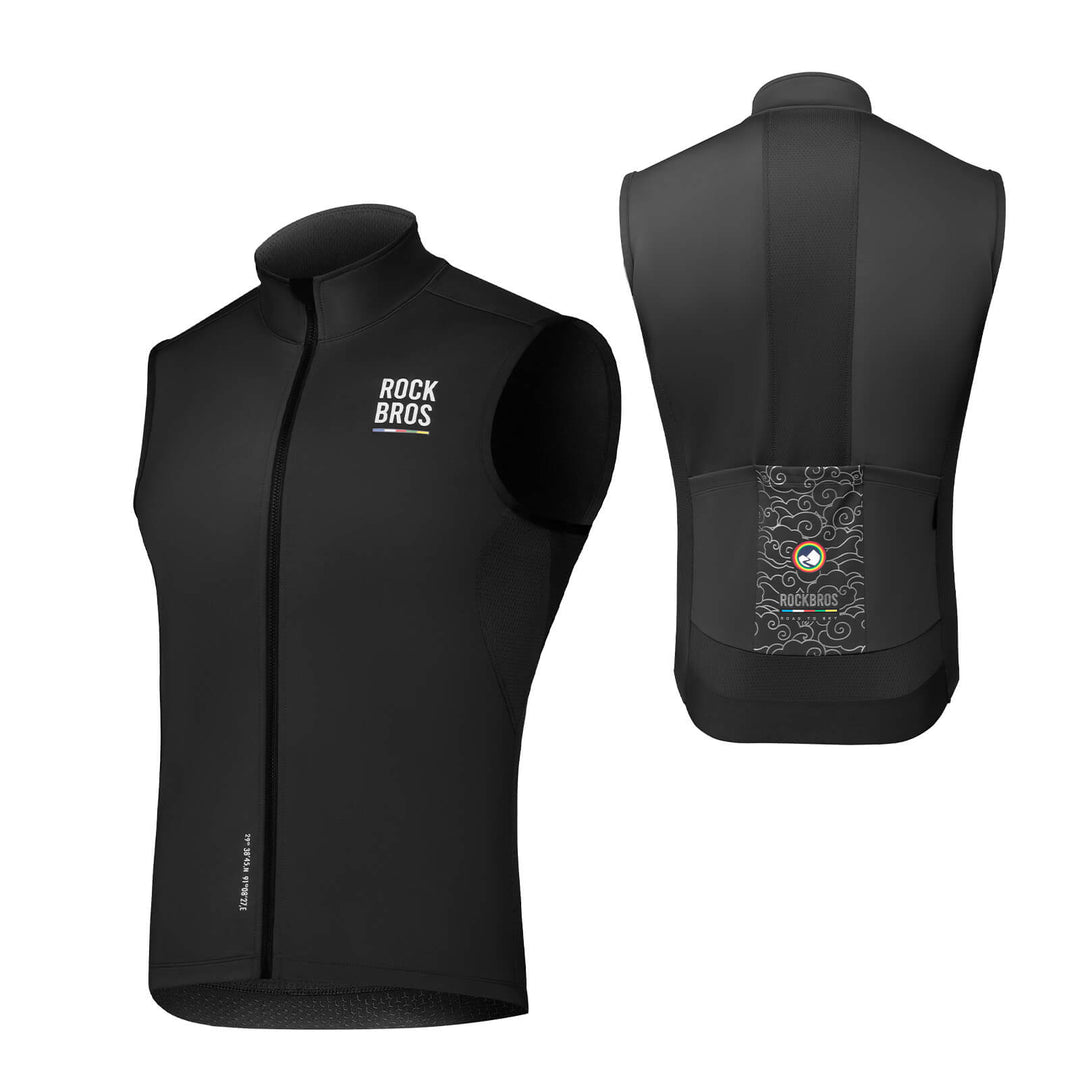 ärmellose fahrradweste herren ROAD TO SKY Herren Fahrradjacke Ärmellose Weste Laufweste丨ROCKBROS –  ROCKBROS-DE