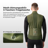 ROAD TO SKY Herren Fahrradjacke Ärmellose Weste Laufweste Atmungsaktiv