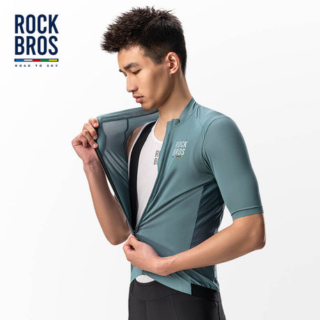 ROAD TO SKY Herren Kurzarm-Radtrikot Jersey für MTB & Rennrad