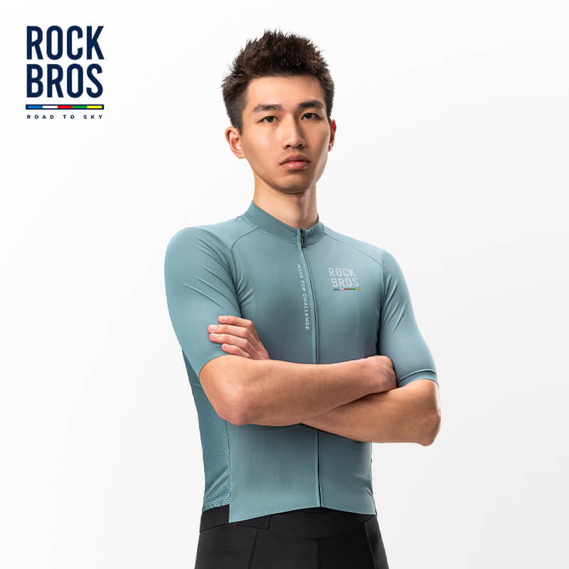 ROAD TO SKY Herren Kurzarm-Radtrikot Jersey für MTB & Rennrad