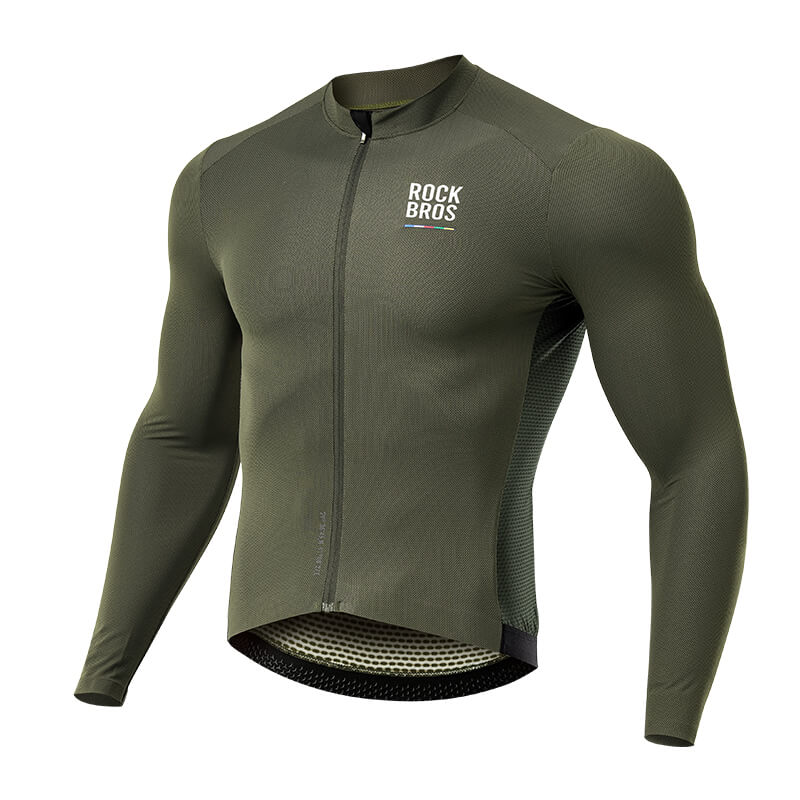 ROAD TO SKY Herren Langarm-Radtrikot Fahrrad Jersey für MTB & Rennrad2