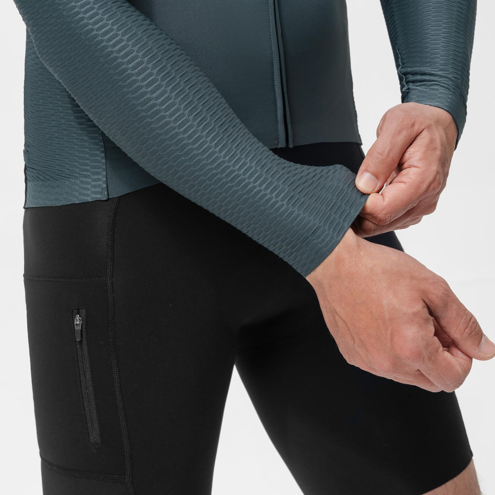 ROAD TO SKY Herren Langarm-Radtrikot Jersey für MTB & Rennrad