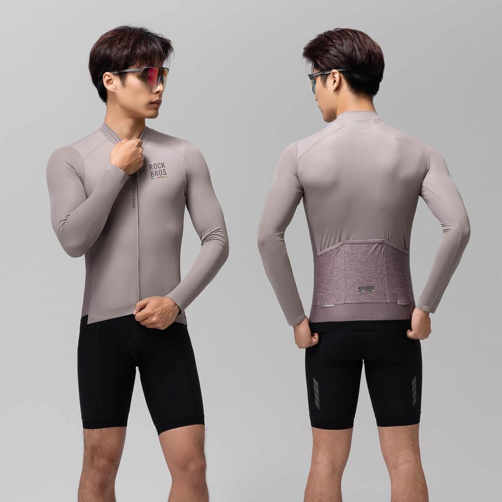 ROAD TO SKY Langarm-Radtrikot Herren Jersey